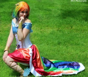 Rainbow Dash Gala Outfit Photograph by My Sweet Addiction Photography
