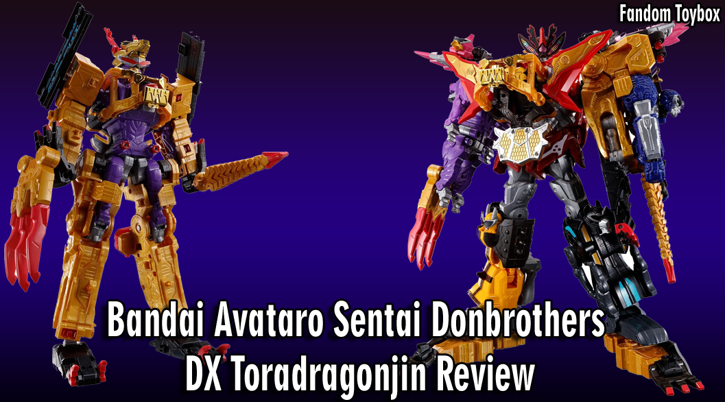 Bandai DX Toradragonjin – Giocattolo Trasformabile Da Avataro Sentai Donbrothers, Altezza 34 Cm, Parti Placcate Oro